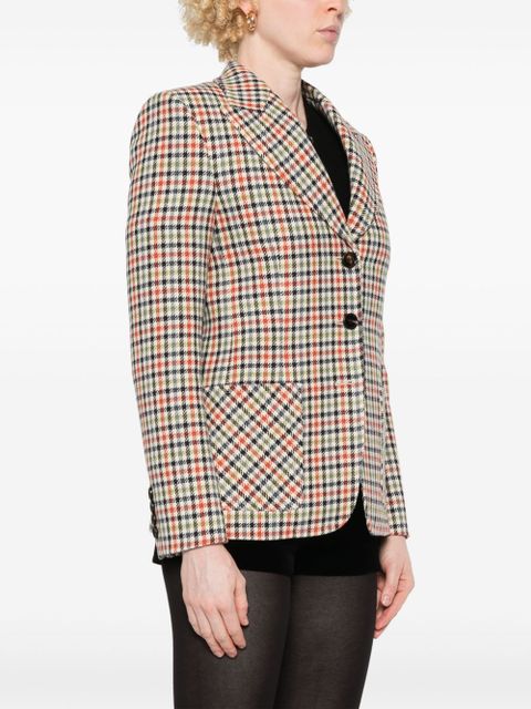 Chloé checked tailored blazer - Neutrals