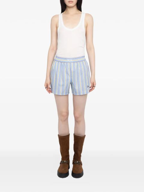 Zadig&Voltaire striped logo shorts - Blue - zdjęcie produktu nr 2