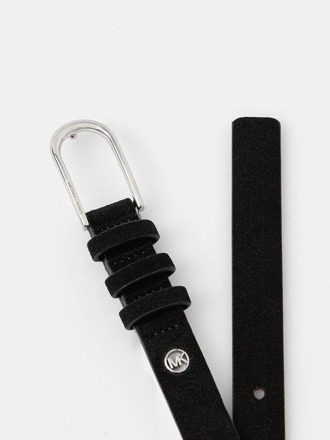 MICHAEL Michael Kors pasek skórzany damski kolor czarny 29MKWB529016