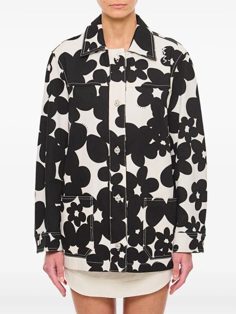Marni floral-print jacket - Black - zdjęcie produktu nr 1