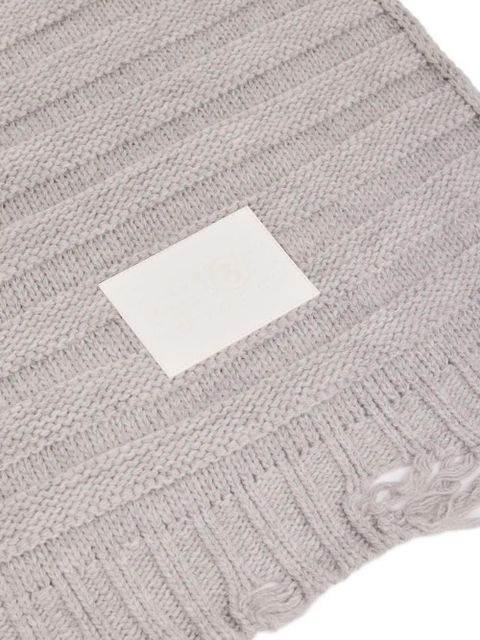 MM6 Maison Margiela knitted scarf - Grey - zdjęcie produktu nr 2
