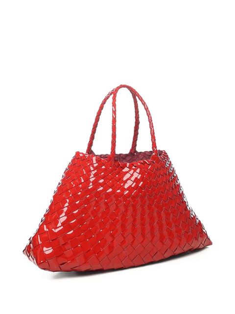 DRAGON DIFFUSION woven tote bag - Red