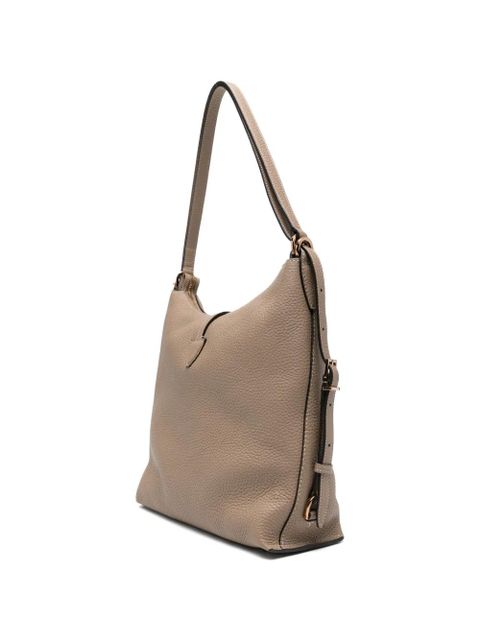 Tod's buckle leather tote bag - Brown
