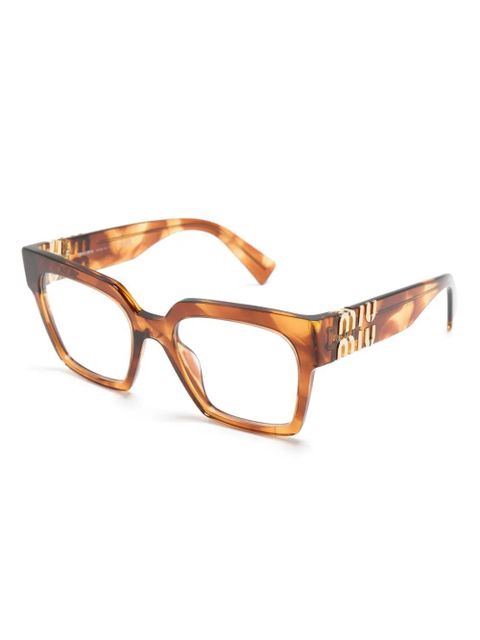 Miu Miu Eyewear MU04UV Vista glasses - Brown - zdjęcie produktu nr 2