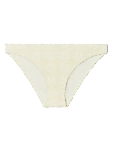 Tory Burch Terry logo bikini bottoms - Neutrals - zdjęcie produktu nr 1