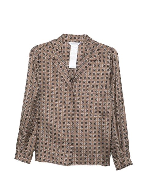 Max Mara Disco printed shirt - Neutrals - zdjęcie produktu nr 1