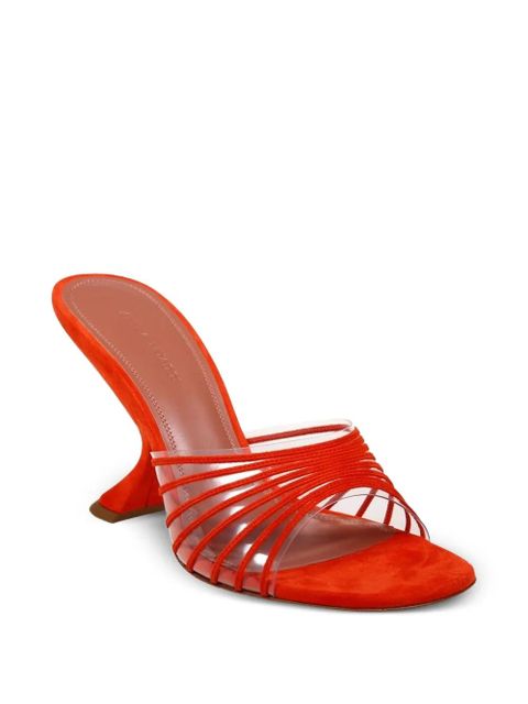 Amina Muaddi 90mm Mookie sandals - Red - zdjęcie produktu nr 2
