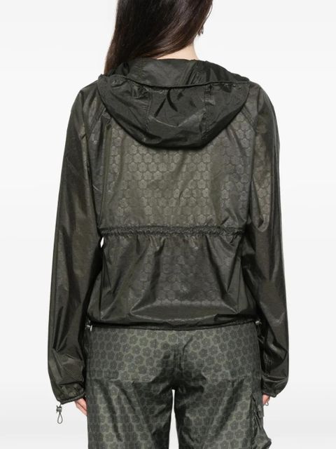 The North Face x Cecilie Bahnsen patterned hooded jacket - Green