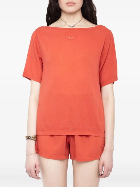 Zadig&Voltaire Ella T-shirt - Orange - zdjęcie produktu nr 2