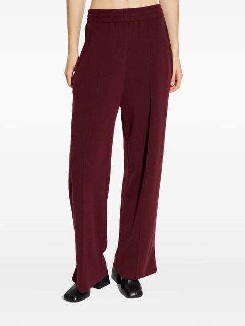 Lanvin elasticated-waistband wool-blend trousers - Red