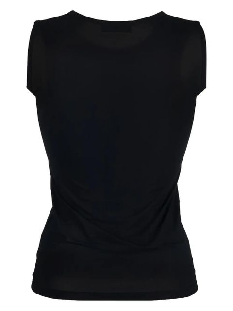 Jil Sander sleeveless stretch tank top - Black - zdjęcie produktu nr 2