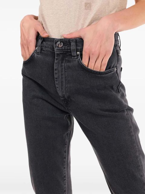 TOTEME twisted seam slim-fit jeans - Grey
