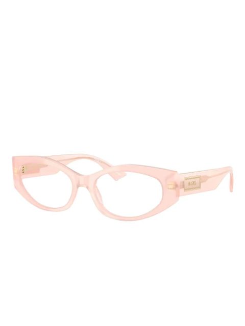 Versace Eyewear cat-eye frame glasses - Pink - zdjęcie produktu nr 2