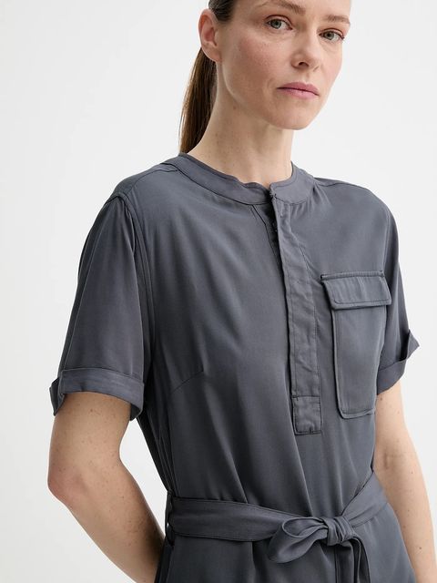 G-Star sukienka kolor szary mini prosta D26157-D573