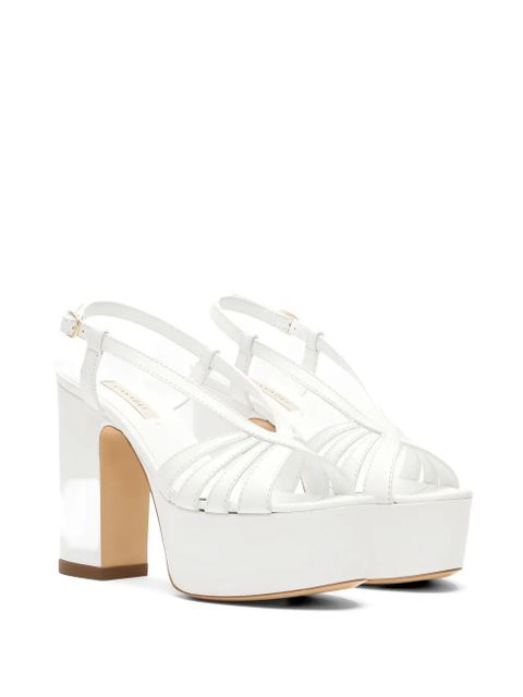 Casadei Elsa platform strap sandals - White - zdjęcie produktu nr 2