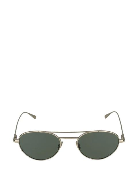 Saint Laurent double-bridge pilot-frame sunglasses - Gold - zdjęcie produktu nr 1
