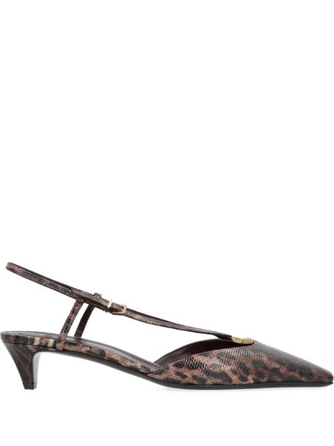 FENDI 40mm FFold pumps - Brown - zdjęcie produktu nr 1