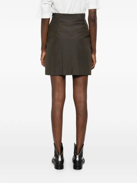 Vivienne Westwood pinstripe mini skirt - Green