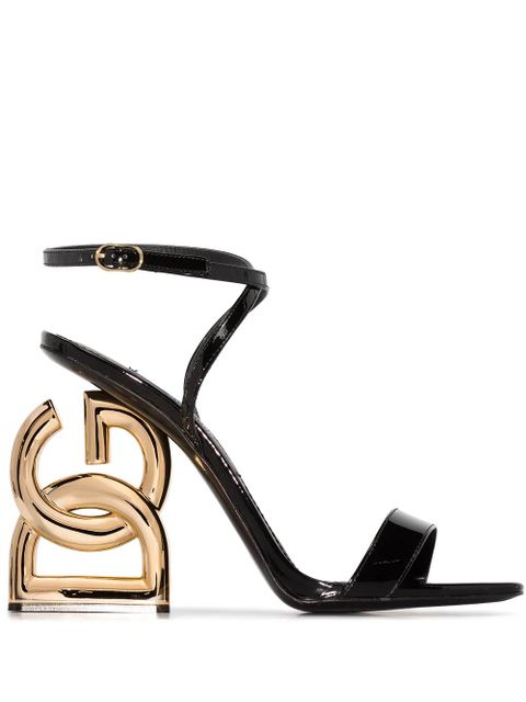 Dolce & Gabbana DG Pop Keira 105mm sandals - Black - zdjęcie produktu nr 1