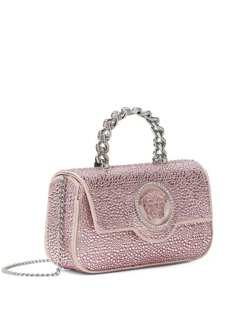 Versace La Medusa crystal mini bag - Pink