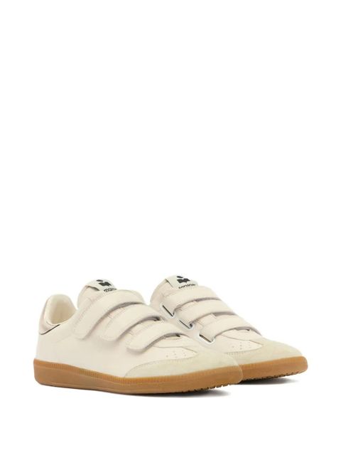 ISABEL MARANT Beth leather sneakers - Neutrals - zdjęcie produktu nr 2
