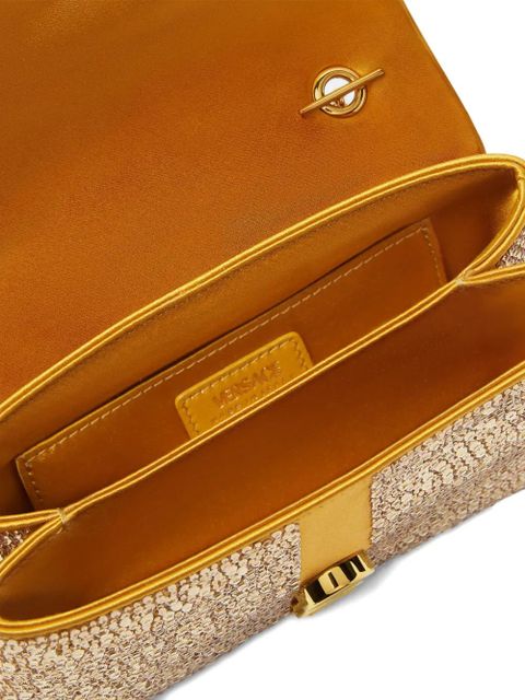 Versace embellishment chain cross body bag - Gold