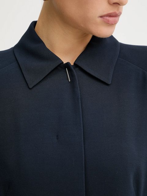 BOSS marynarka kolor granatowy oversize gładka 50542011