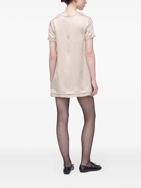Marc Jacobs flower-embellished dress - Neutrals
