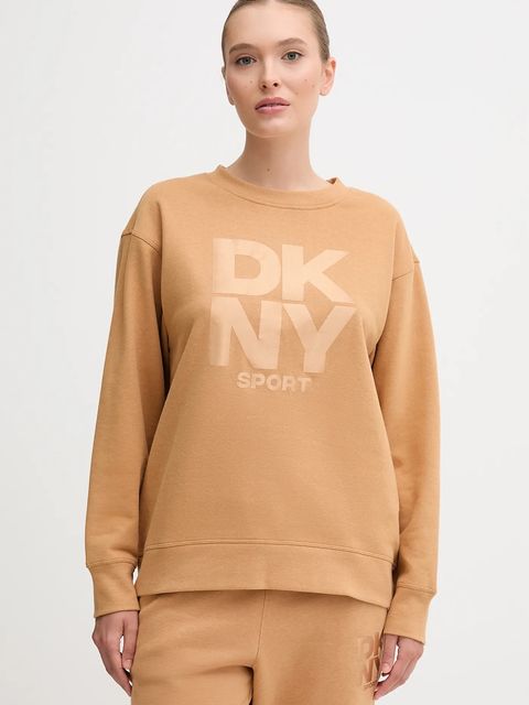Dkny bluza damska kolor brązowy wzorzysta DP5T1444 - zdjęcie produktu nr 1