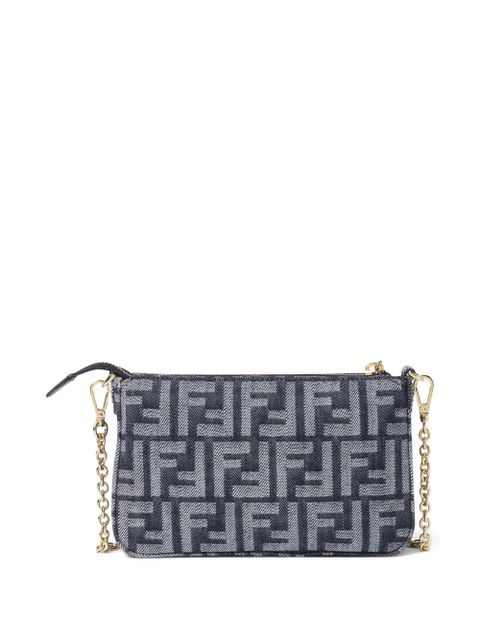 FENDI monogram chain tote bag - Blue - zdjęcie produktu nr 2