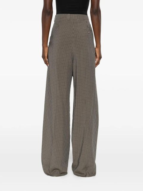 Balenciaga checked trousers - Brown - zdjęcie produktu nr 2