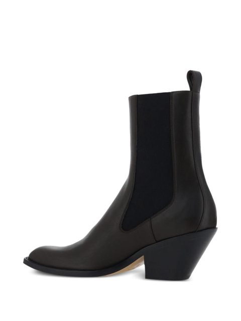 KHAITE 60mm Austin boots - Brown