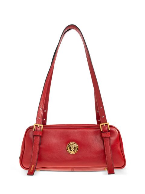 Versace buckle medusa leather tote bag - Red - zdjęcie produktu nr 1