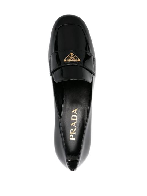 Prada 35mm patent-leather pumps - Black