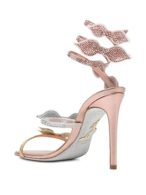 René Caovilla Papillon sandals - Neutrals