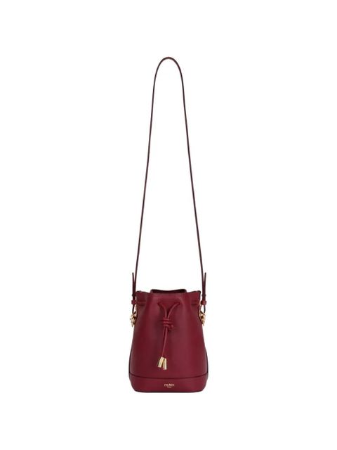 FENDI Mon Tresor leather bucket bag - Red