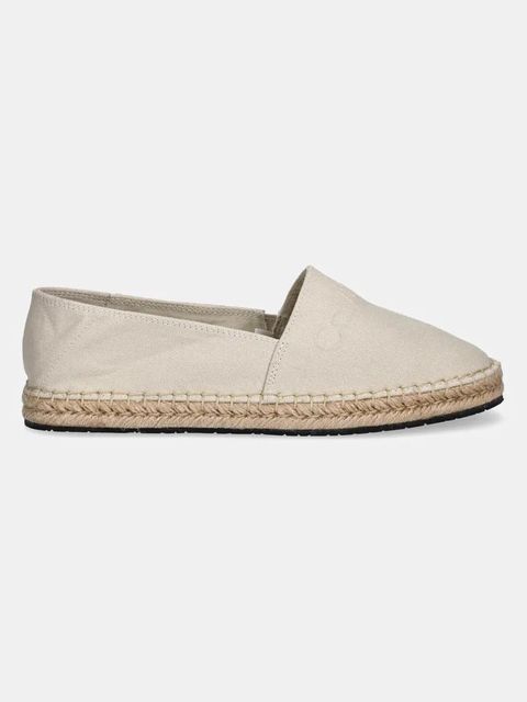 Calvin Klein espadryle ESPADRILLE - HE kolor beżowy HW0HW02384