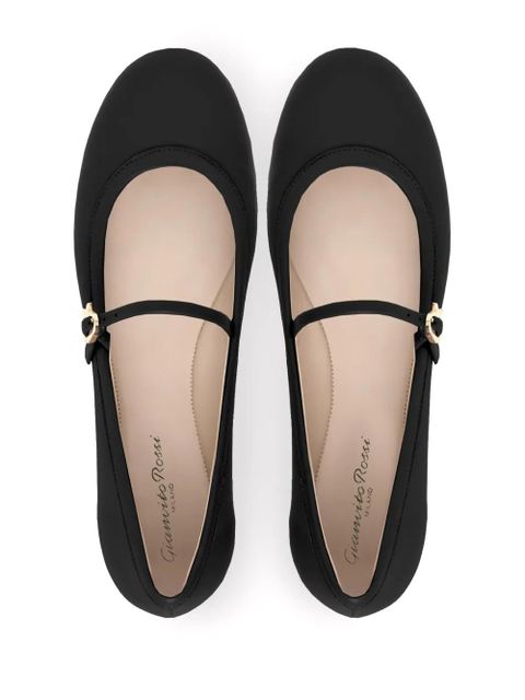 Gianvito Rossi Carla leather ballerina shoes - Black - zdjęcie produktu nr 2