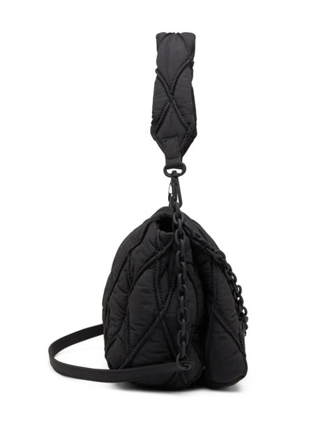 Diesel medium Charm-D shoulder bag - Black