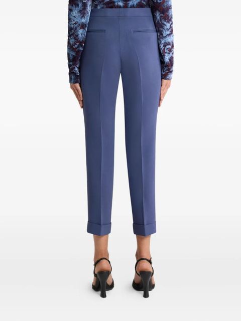 ETRO Cady cigarette cuffed trousers - Blue - zdjęcie produktu nr 2