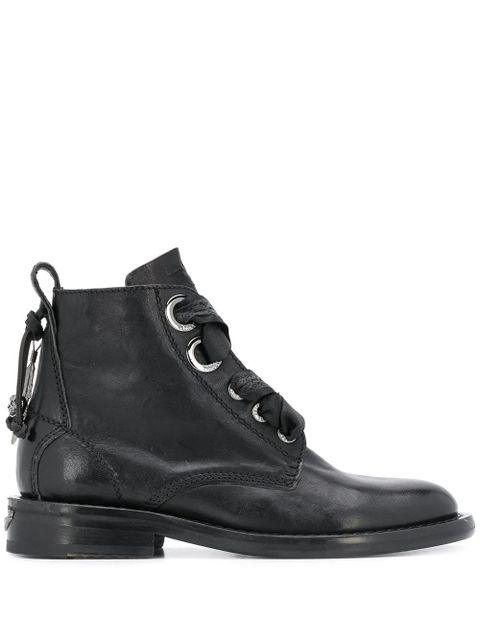 Zadig&Voltaire lace-up 30mm ankle boots - Black - zdjęcie produktu nr 1