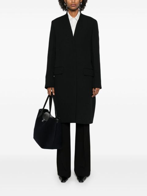 TOTEME Deep pleat coat - Black - zdjęcie produktu nr 2