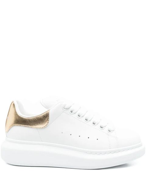 Alexander McQueen Oversized leather sneakers - White - zdjęcie produktu nr 1