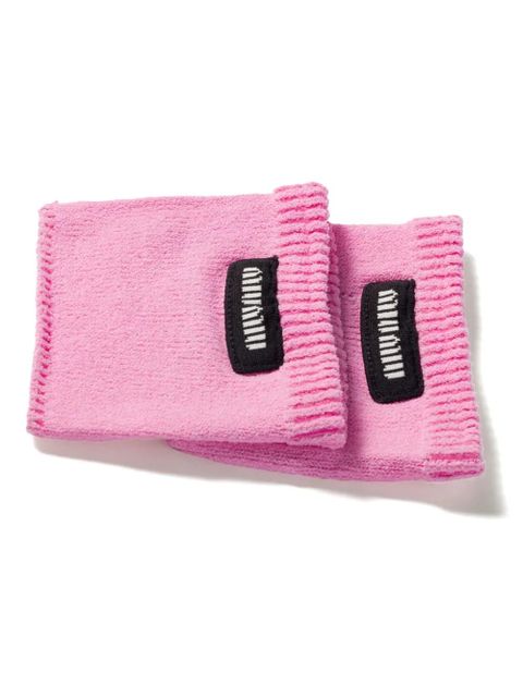 Miu Miu logo-patch socks (pack of three) - Pink - zdjęcie produktu nr 2