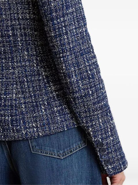 Lauren Ralph Lauren button tweed jacket - Blue