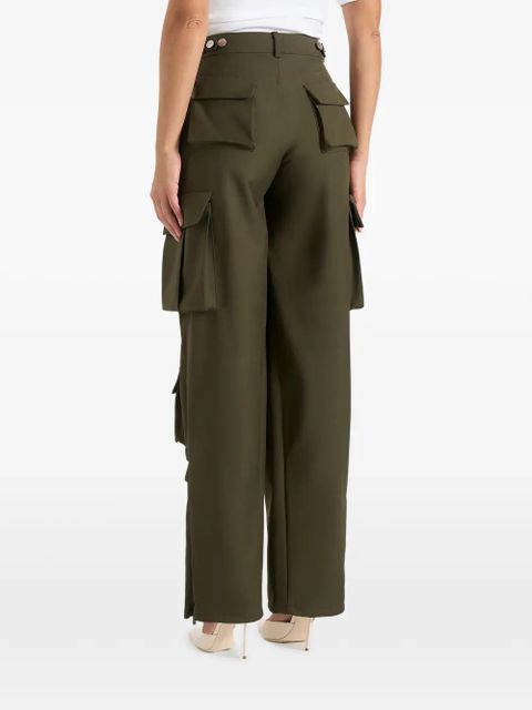 Manière De Voir Emilie cargo straight trousers - Green