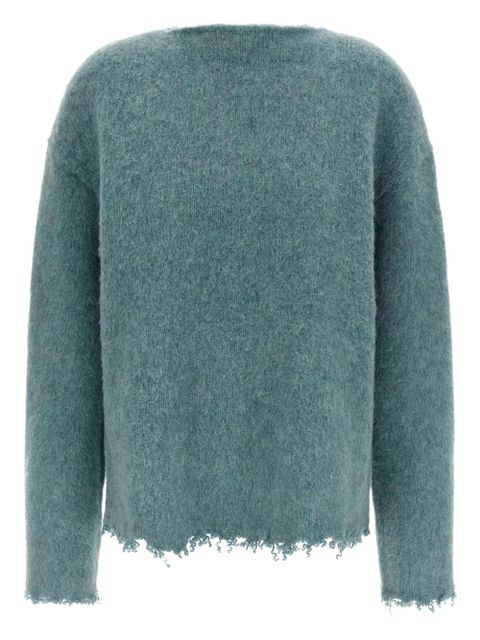 Jil Sander fringed sweater - Blue - zdjęcie produktu nr 1