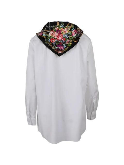 Dolce & Gabbana floral scarf shirt - White - zdjęcie produktu nr 2