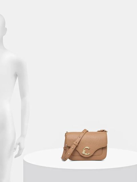 Coccinelle torebka skórzana kolor beżowy E1 SSL 15 01 01 - zdjęcie produktu nr 2