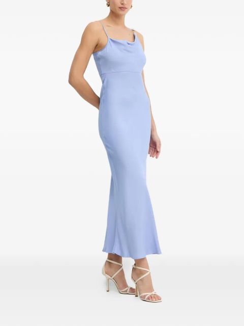 TWINSET draped midi dress - Blue - zdjęcie produktu nr 2